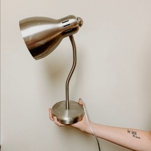 Silver Desk Lamp